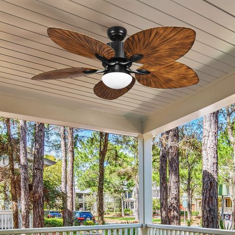 Designing Outdoor Spaces with Tropical Resort Style Ceiling Fans